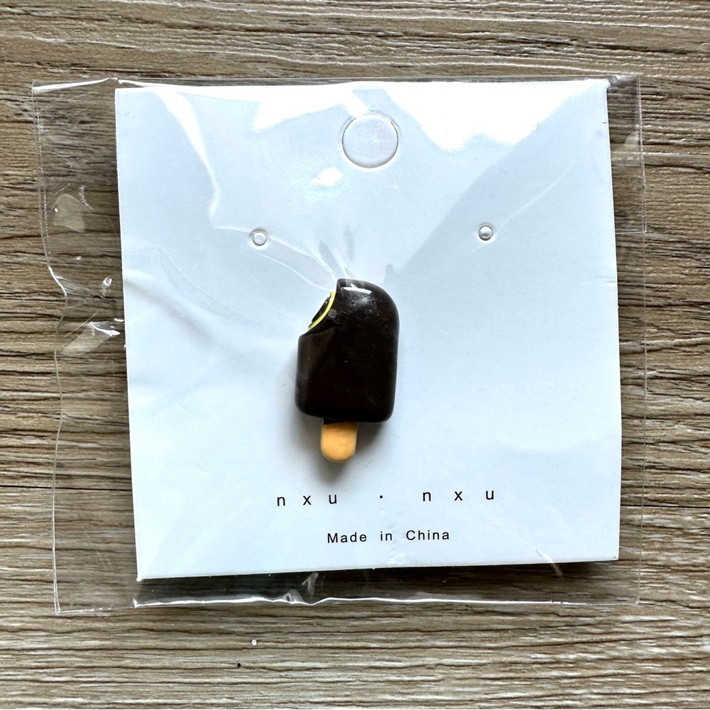NEW Chocolate Ice Cream Bar Dessert Enamel Pin